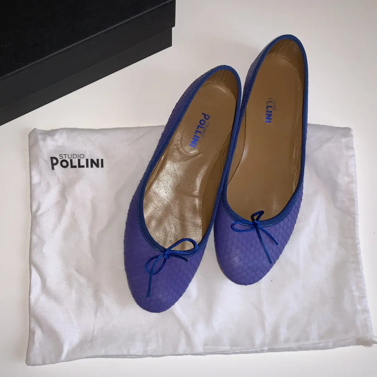 Leather ballet flats Pollini