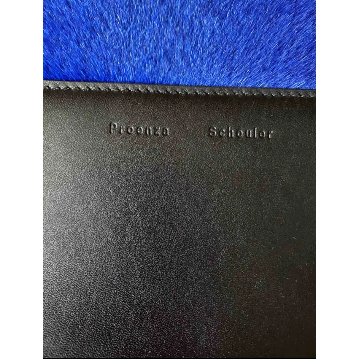 Leather clutch bag Proenza Schouler