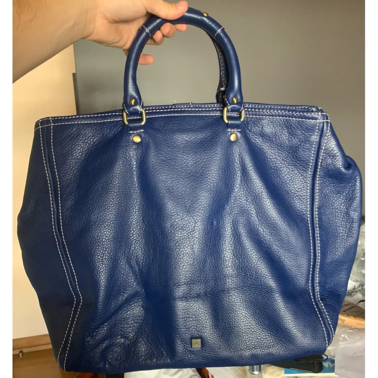 Buy PURIFICACION GARCIA Leather handbag online