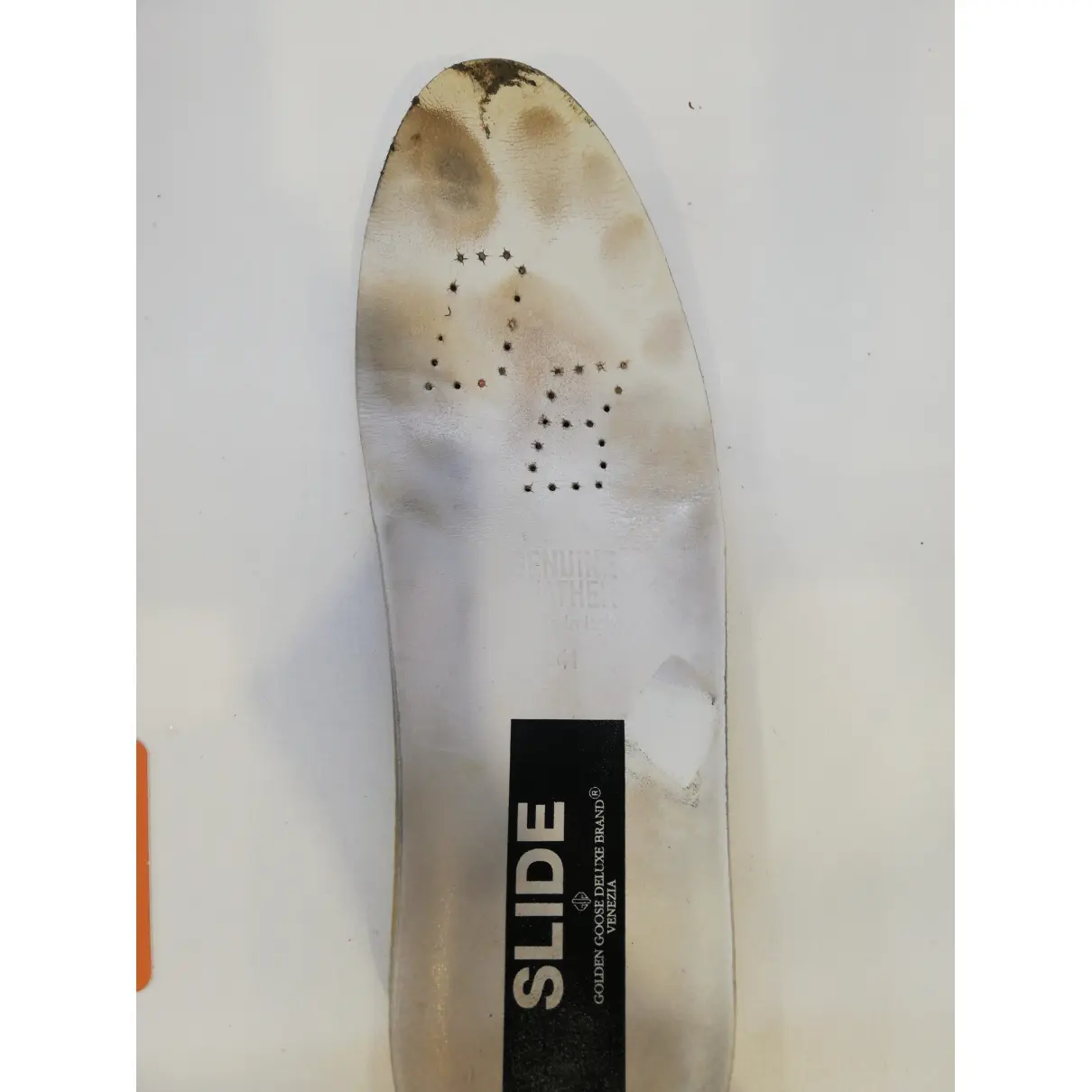 Slide leather high trainers Golden Goose