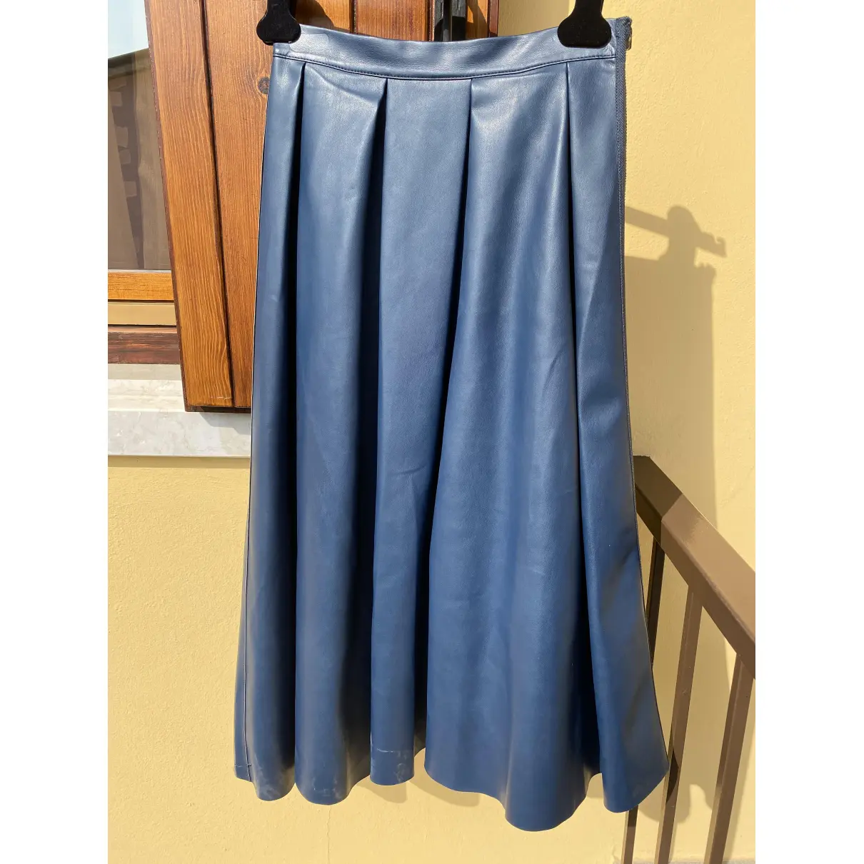 Buy Stand studio Leather maxi skirt online