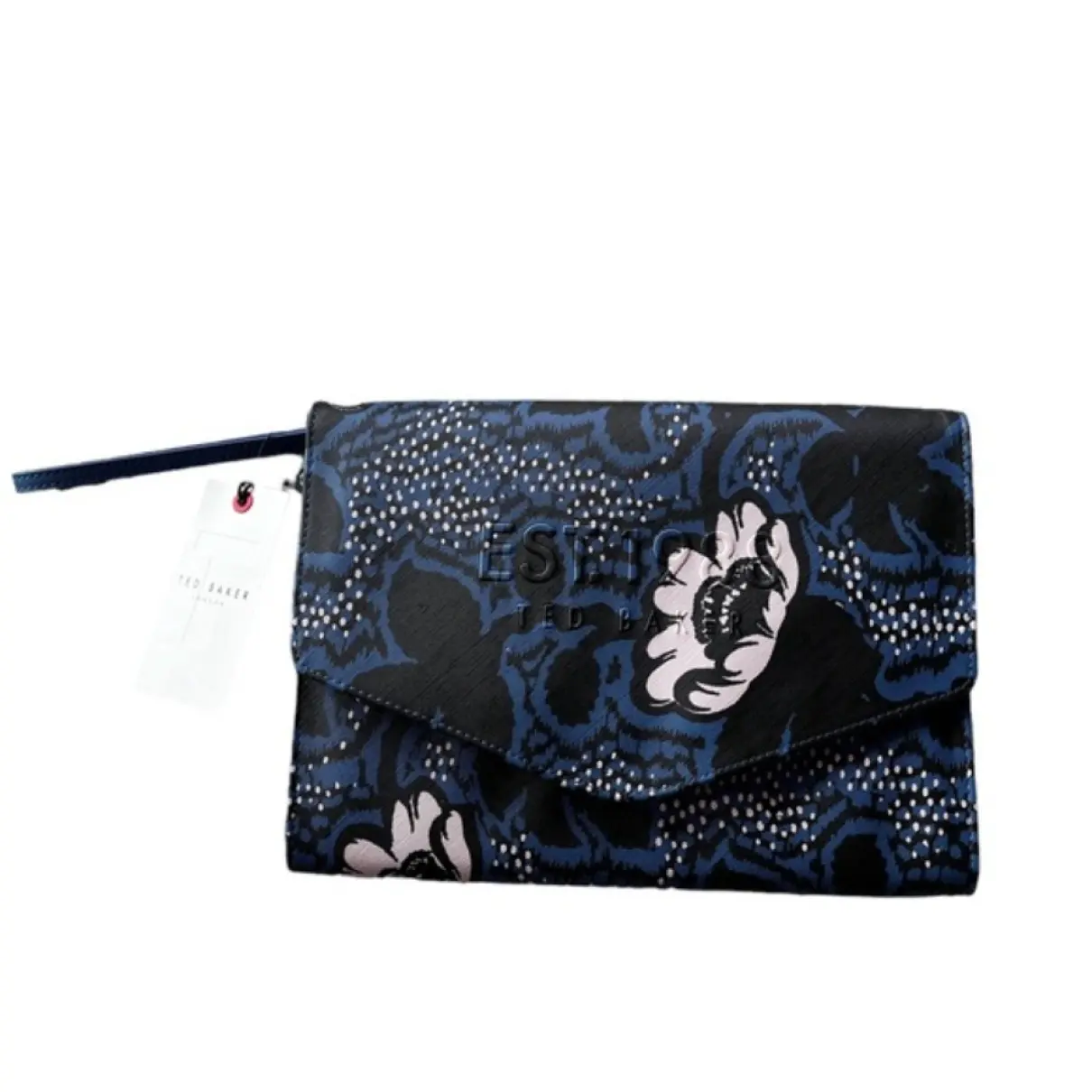 Leather clutch bag Ted Baker
