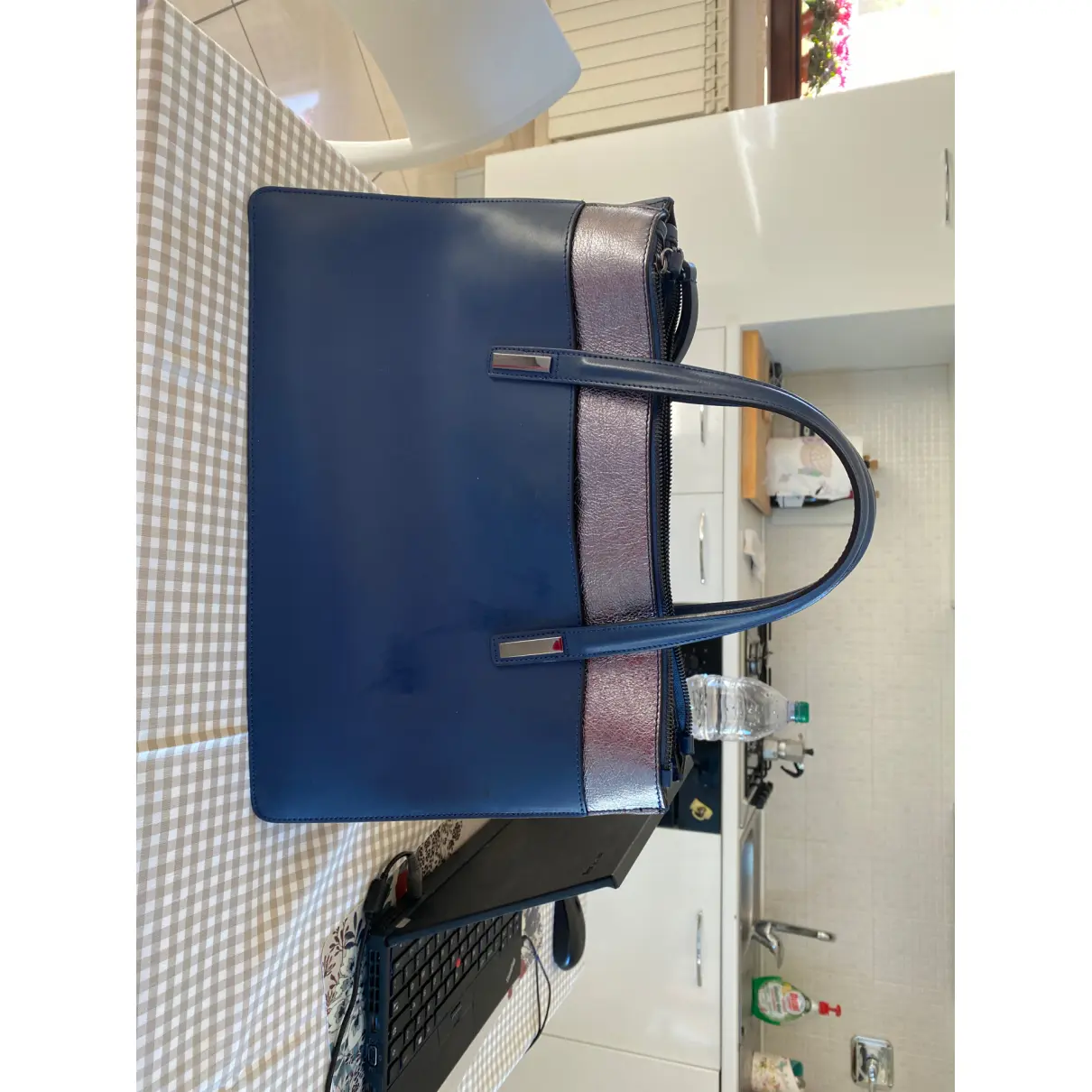 Buy Tosca Blu Leather satchel online