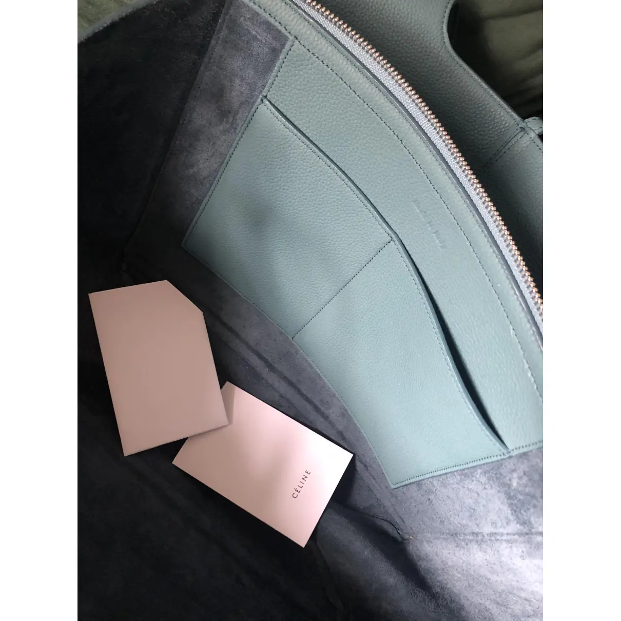 Tri-Fold leather tote Celine