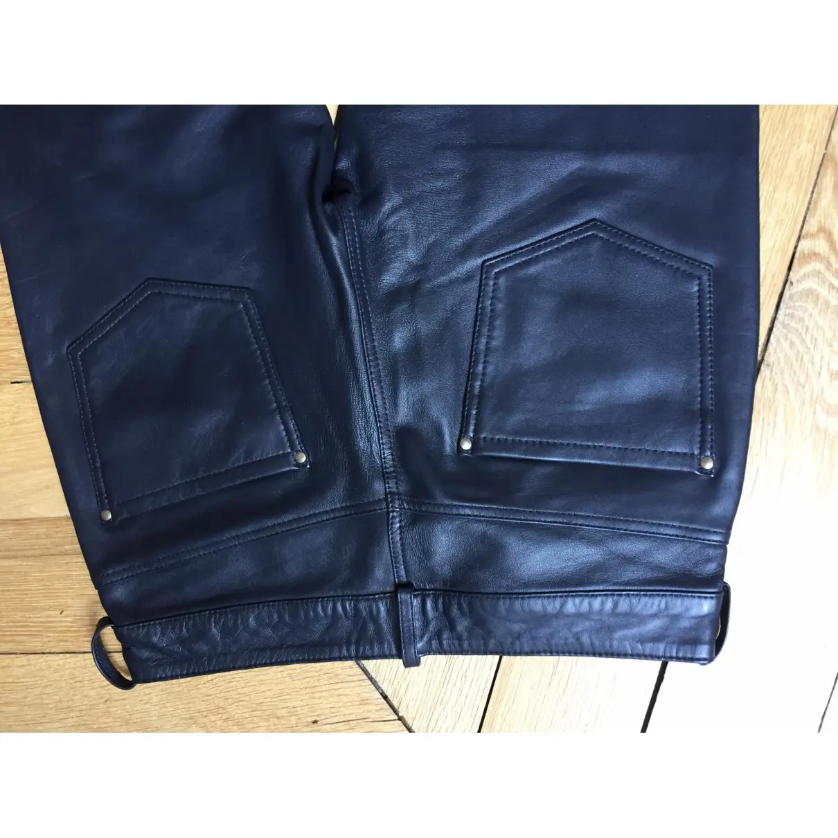 Leather straight pants Vanessa Bruno Athe