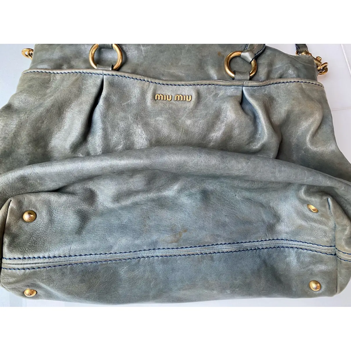 Vitello leather bag Miu Miu