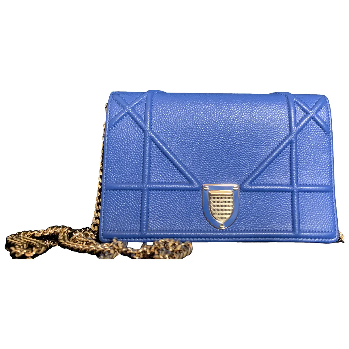 Wallet On Chain Diorama leather crossbody bag Dior