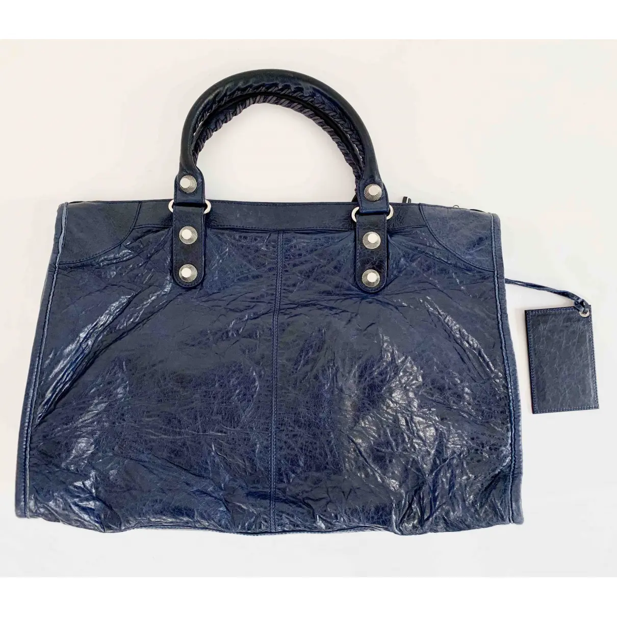 Buy Balenciaga Weekender leather handbag online