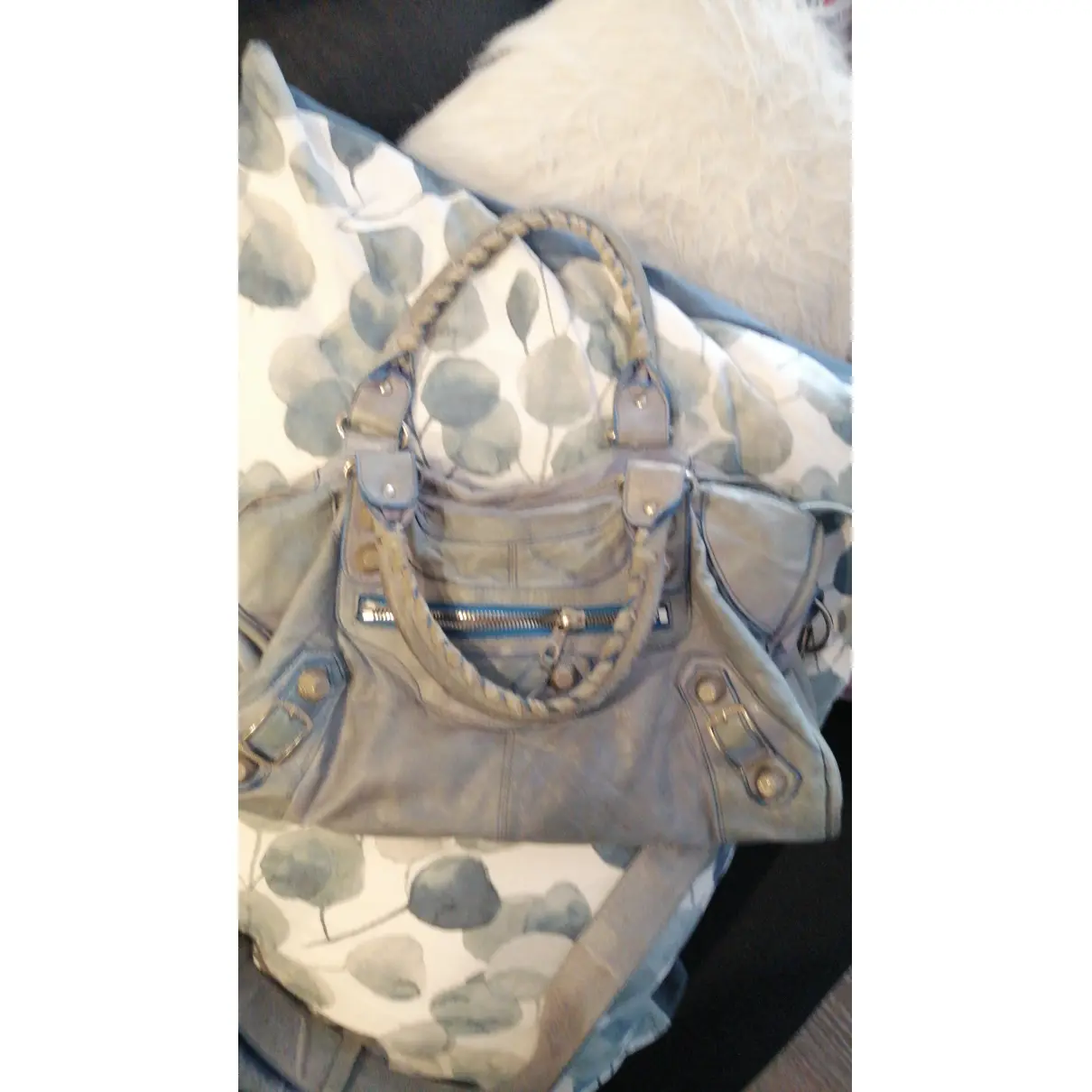 Work leather handbag Balenciaga