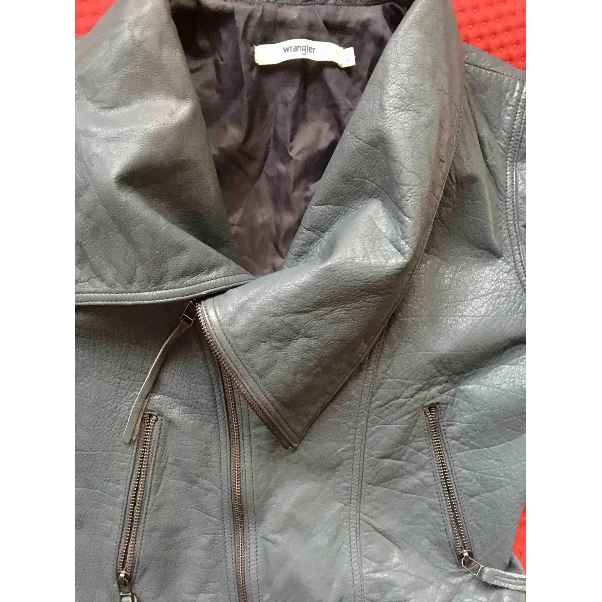 Leather jacket Wrangler