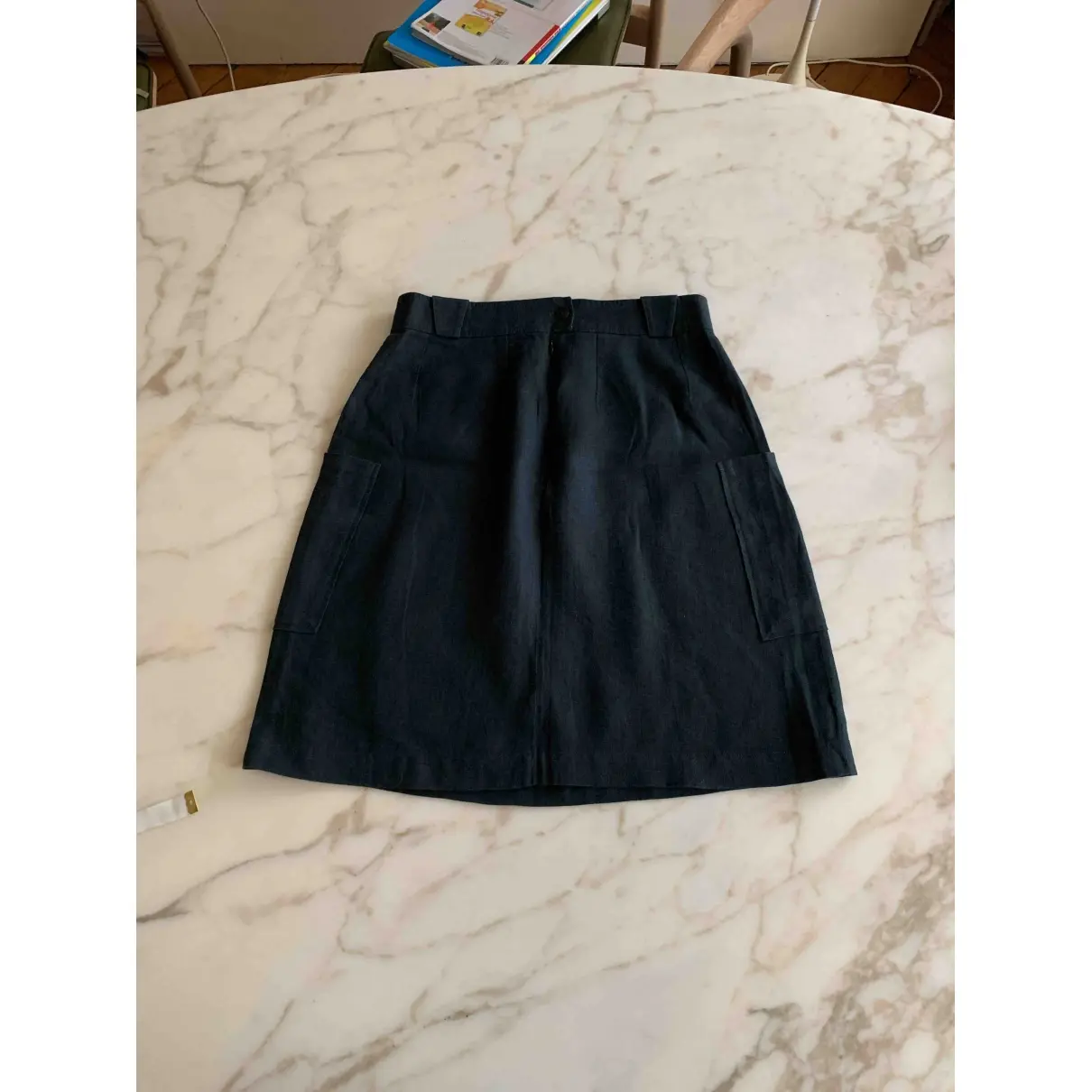 APC Linen mid-length skirt for sale