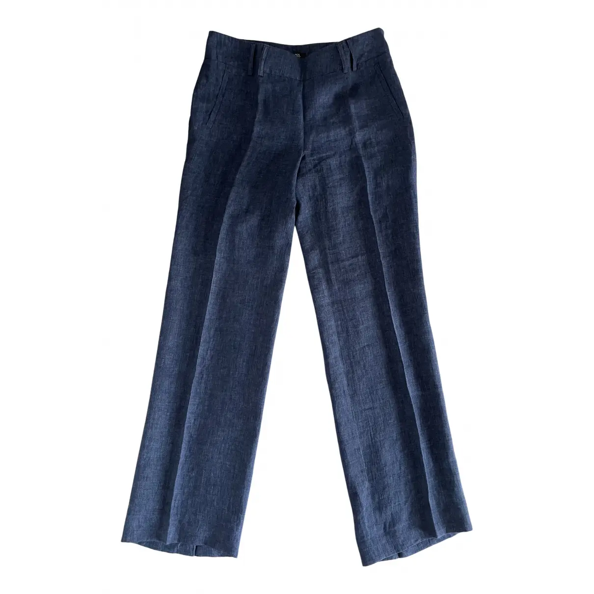 Linen straight pants DIANA GALLESI - Vintage