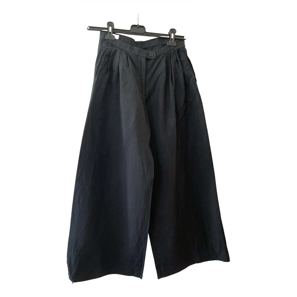Linen large pants Dries Van Noten - Vintage