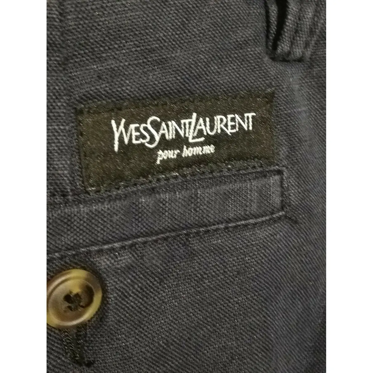 Linen trousers Yves Saint Laurent