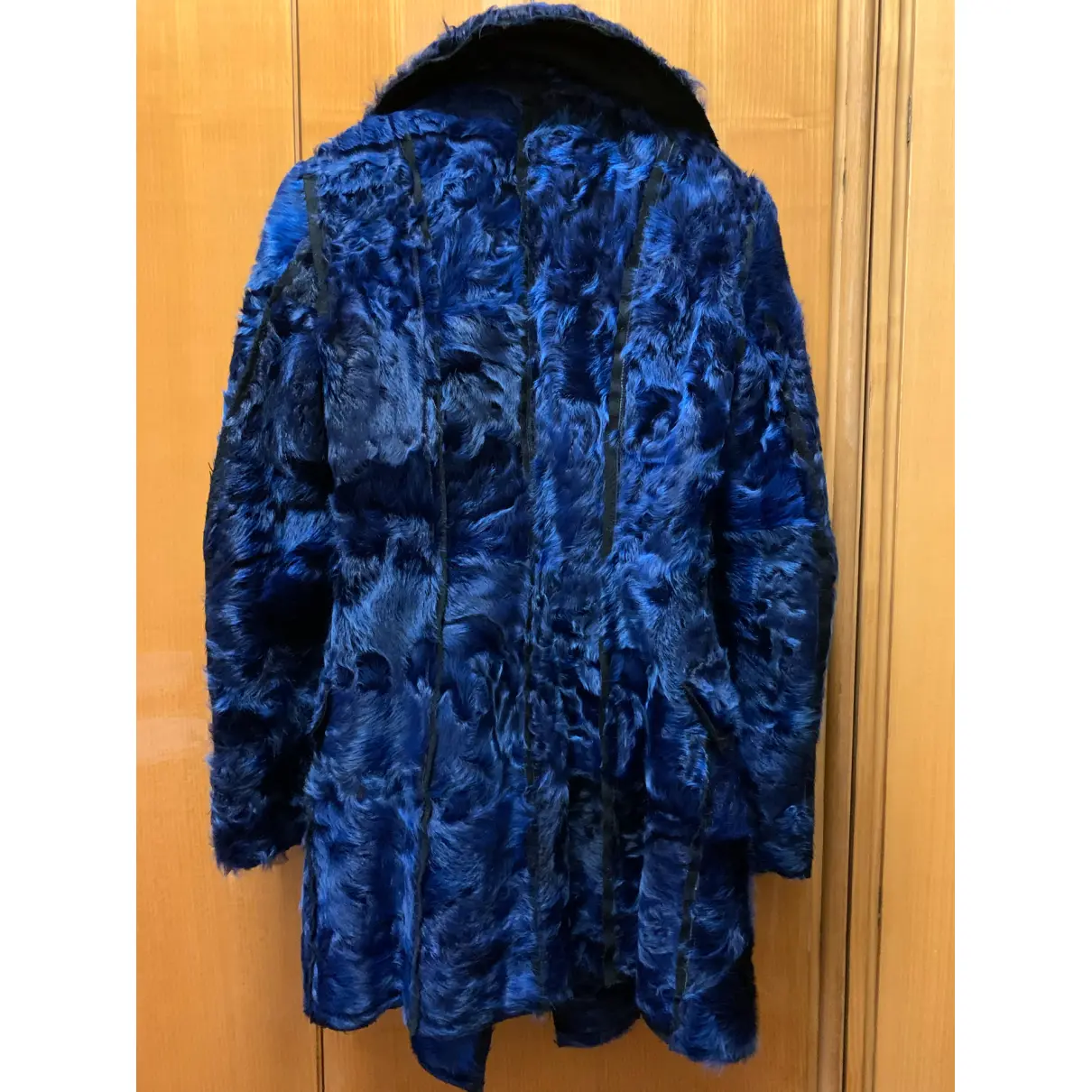 Buy Carlo Tivioli Mongolian lamb coat online