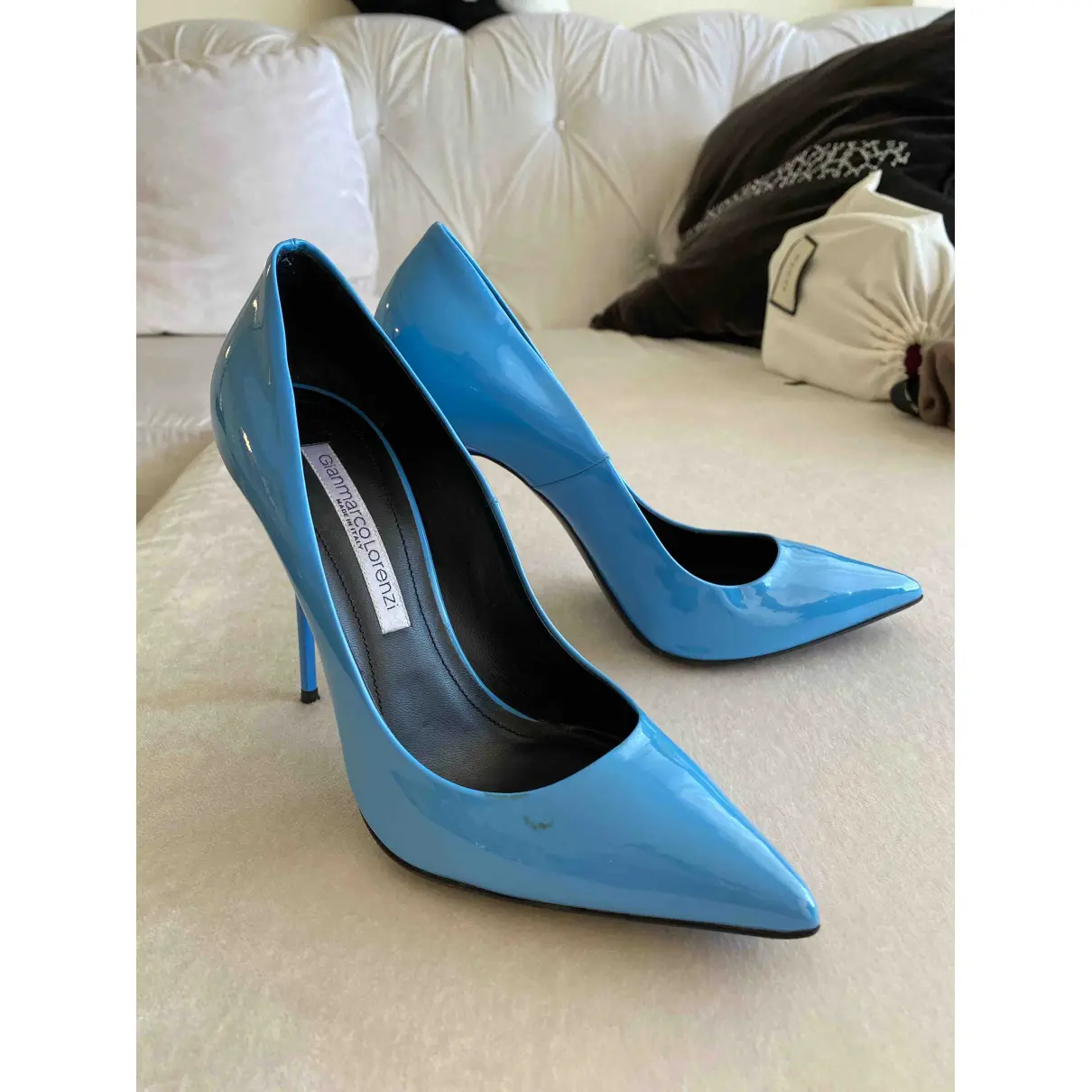 Patent leather heels Gianmarco Lorenzi