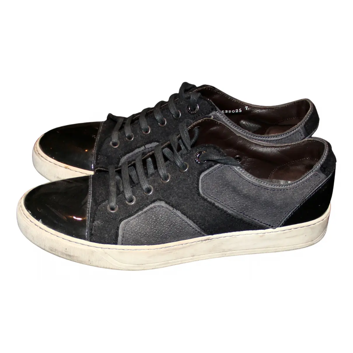 Patent leather low trainers Lanvin