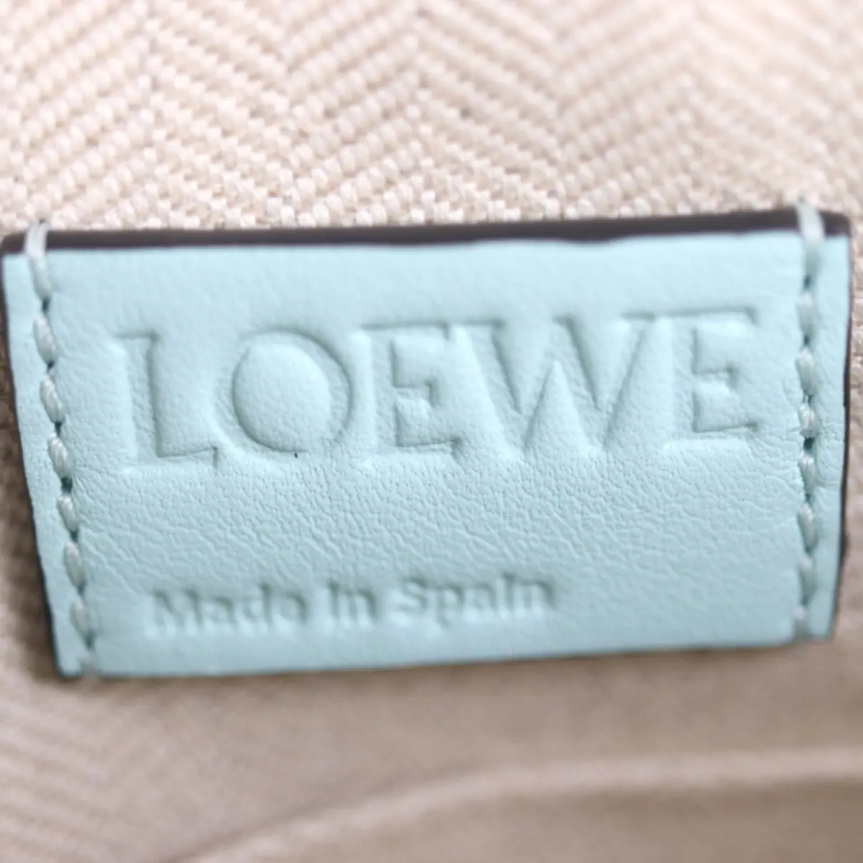 Patent leather clutch bag Loewe