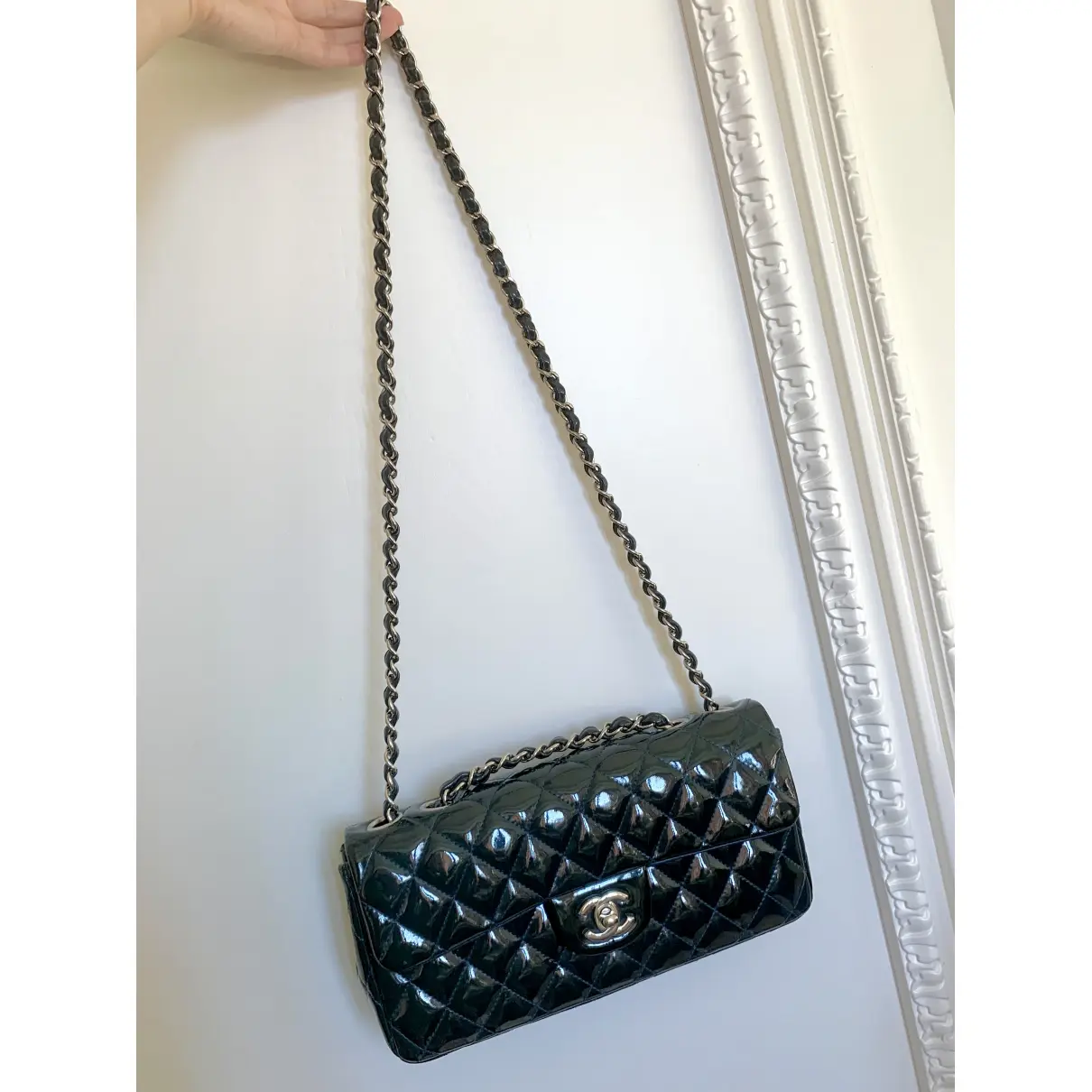 Timeless/Classique patent leather crossbody bag Chanel