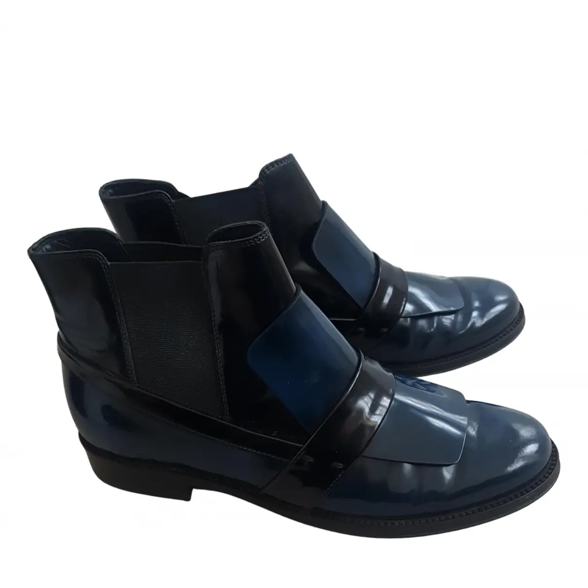 Patent leather ankle boots Tod's