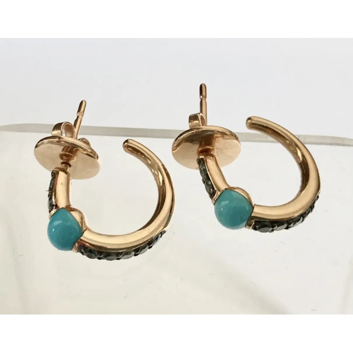 Buy Pomellato M'ama non M'ama pink gold earrings online