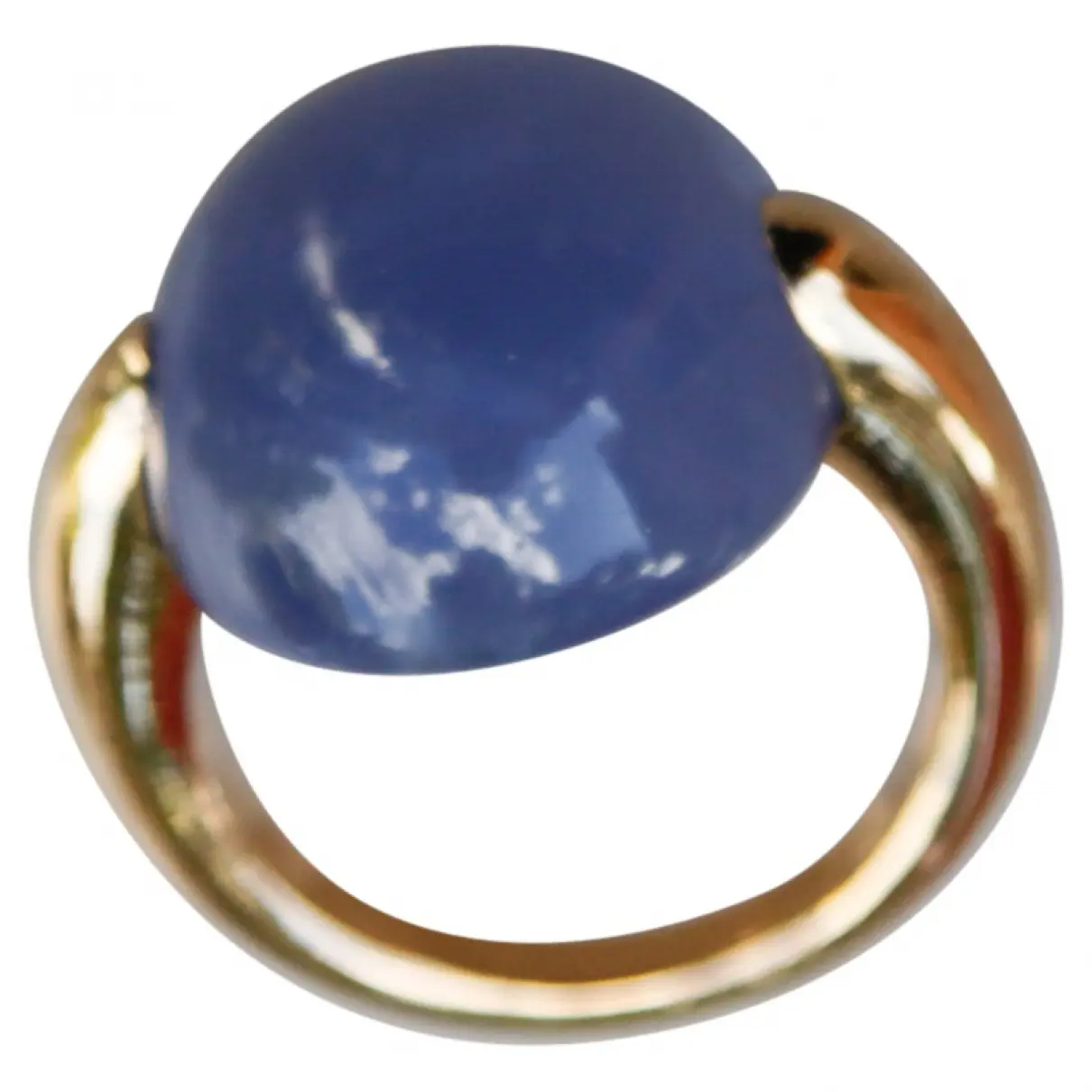 Blue Pink gold Ring Pomellato