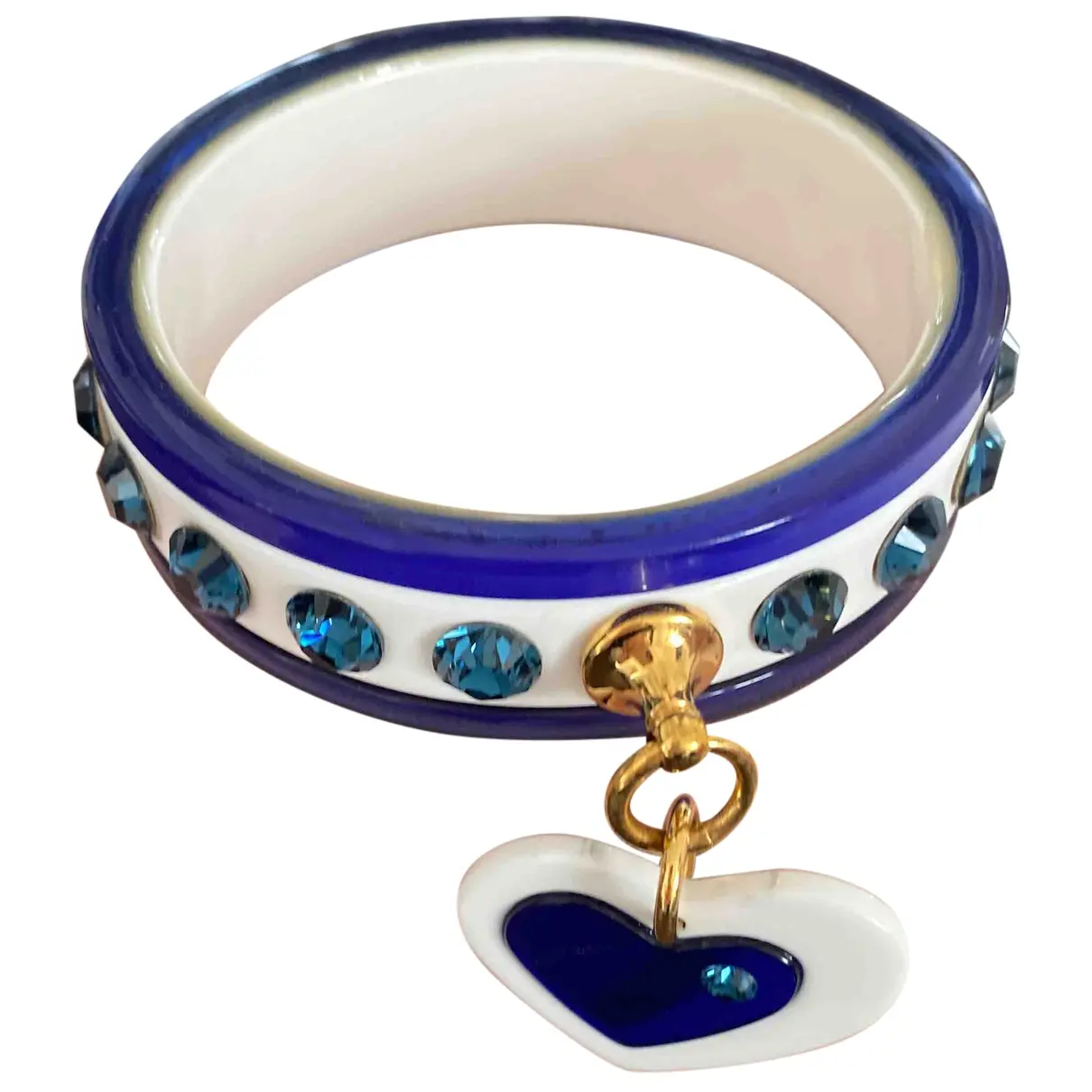 Blue Plastic Bracelet Miu Miu