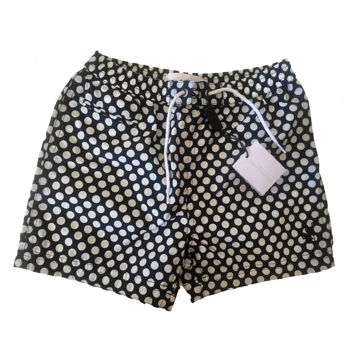 Blue Polyester Shorts Burberry