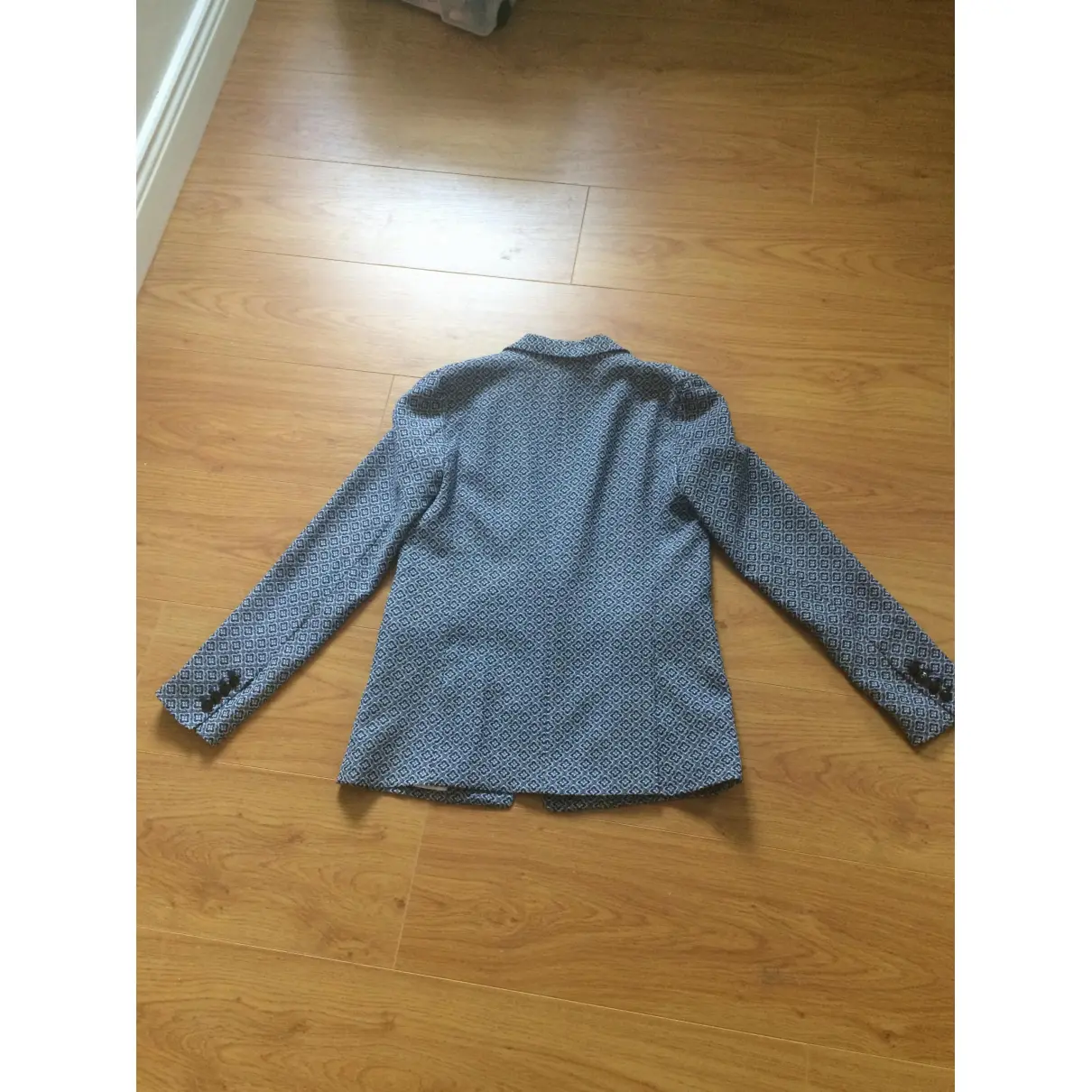 The Kooples Blue Polyester Jacket for sale