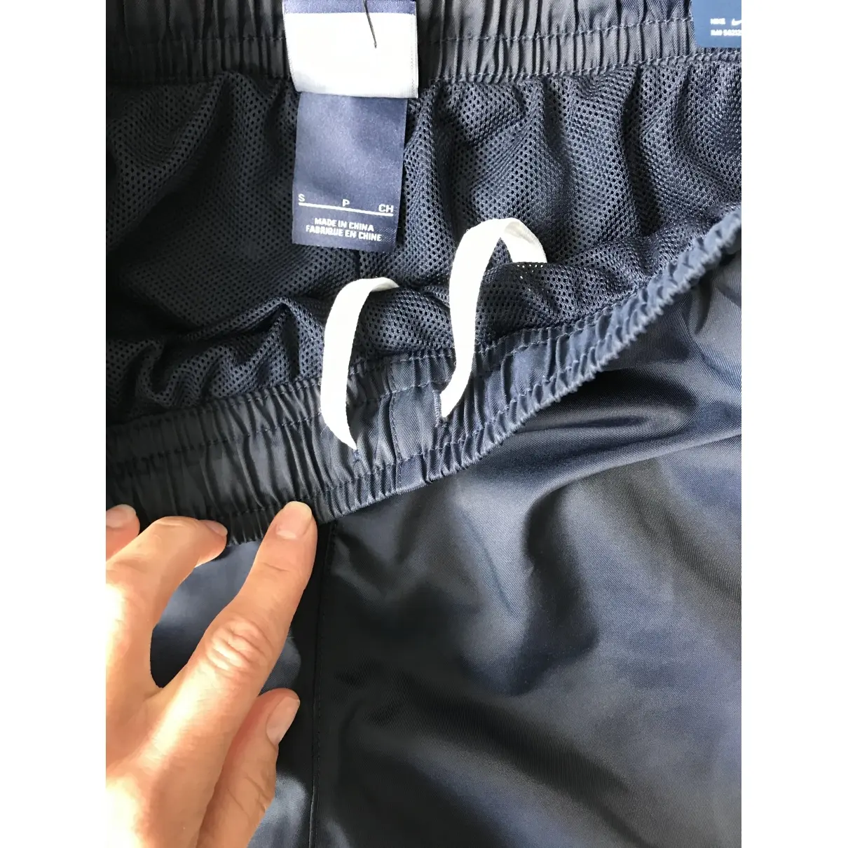 Blue Polyester Shorts Nike