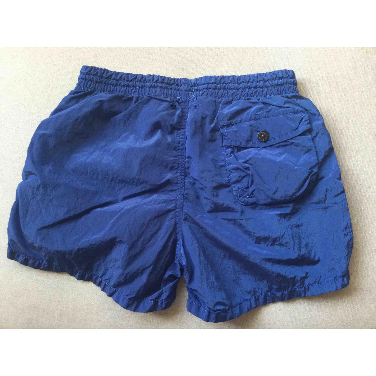 Buy Stone Island Blue Polyester Shorts online