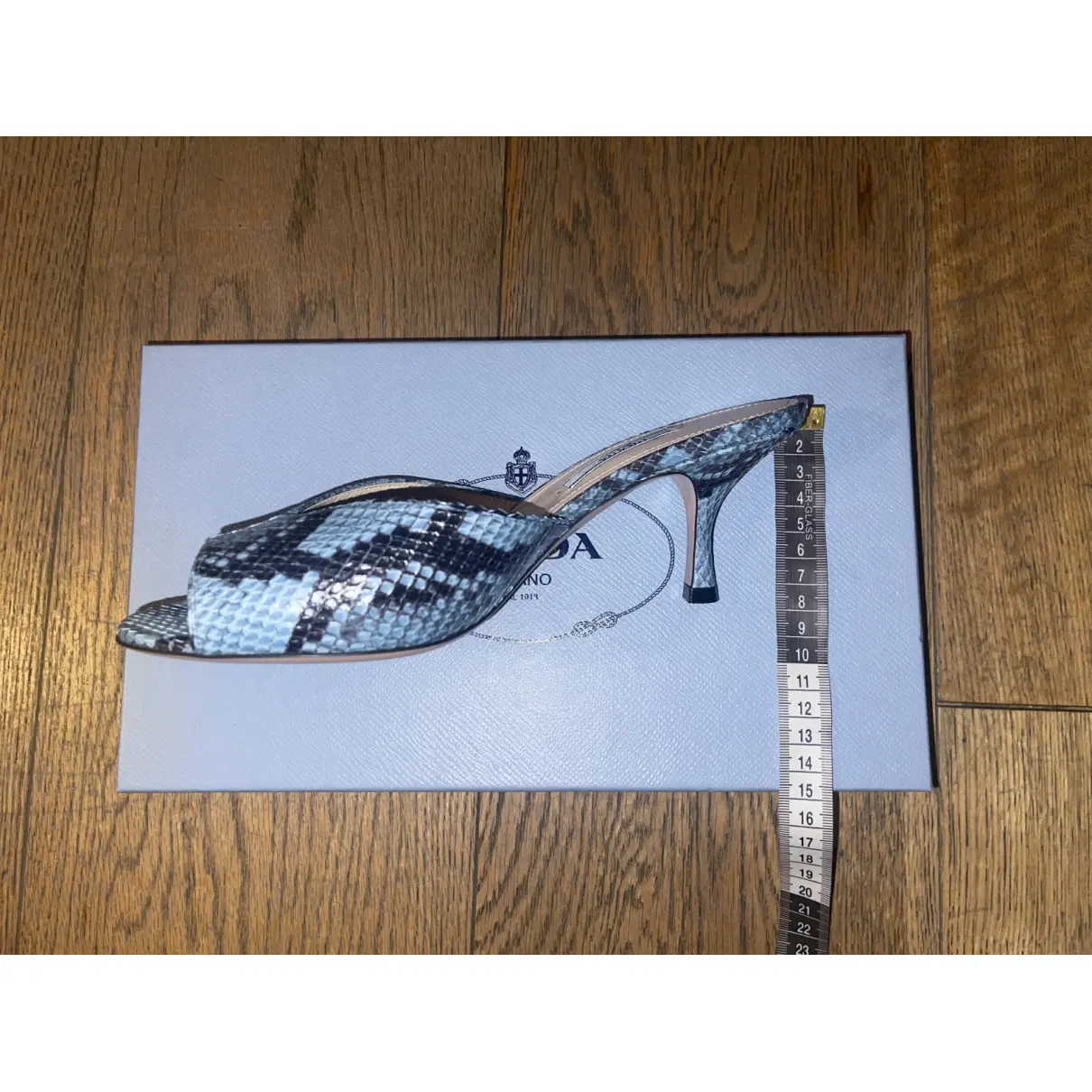 Python sandals Prada