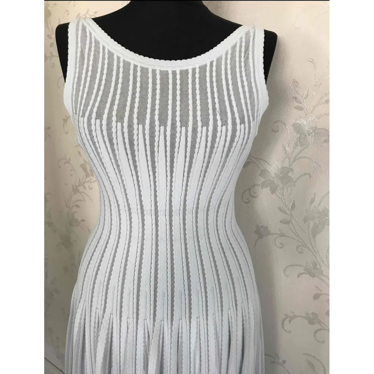 Buy Alaïa Silk mid-length dress online