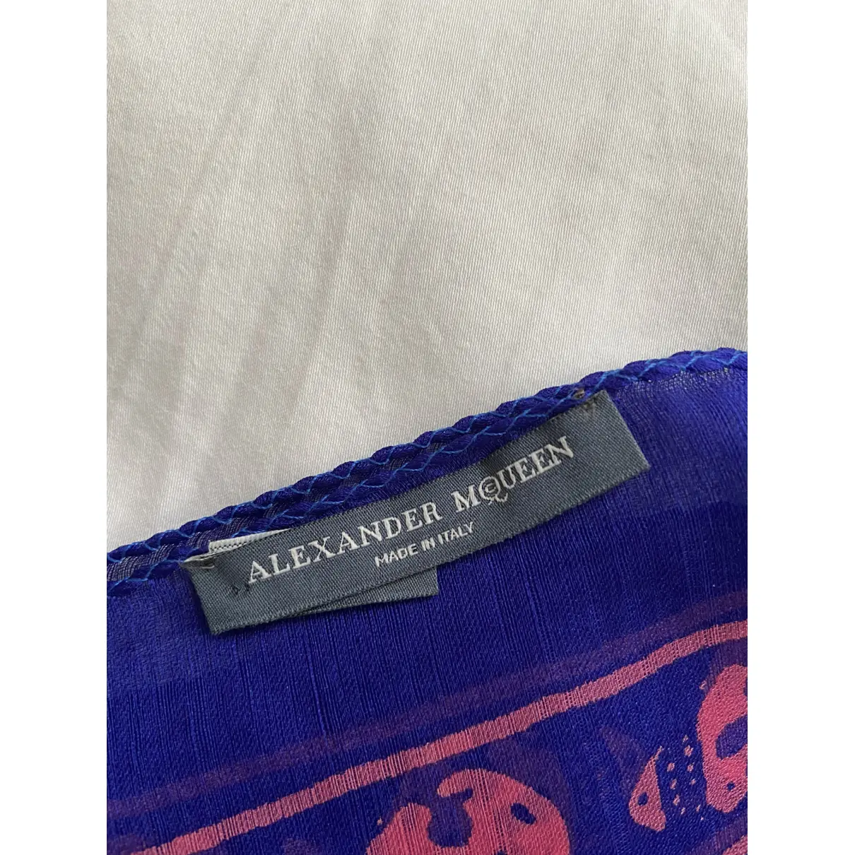 Luxury Alexander McQueen Silk handkerchief Women