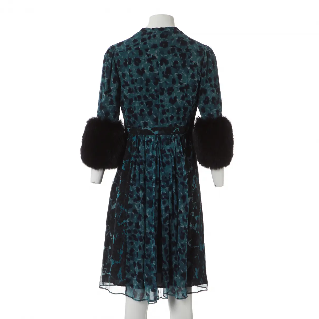 Buy Burberry Silk mid-length dress online
