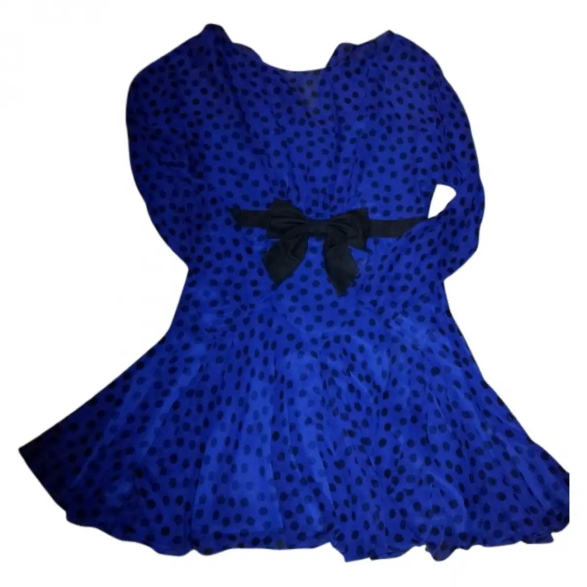 Blue Silk Dress Jill Stuart