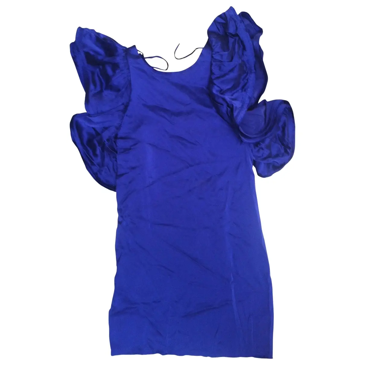 Blue Silk Dress Lanvin For H&M