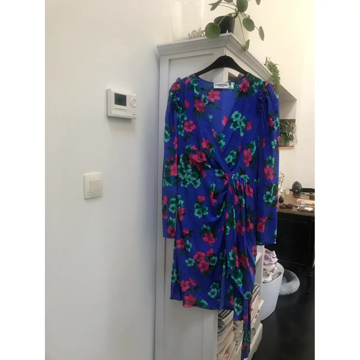 Buy Essentiel Antwerp Silk mid-length dress online