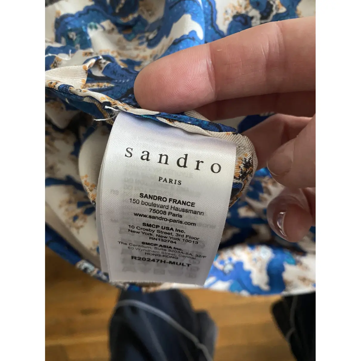 Fall Winter 2019 silk mini dress Sandro