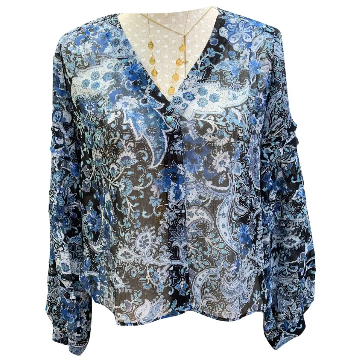 Fall Winter 2019 silk blouse The Kooples