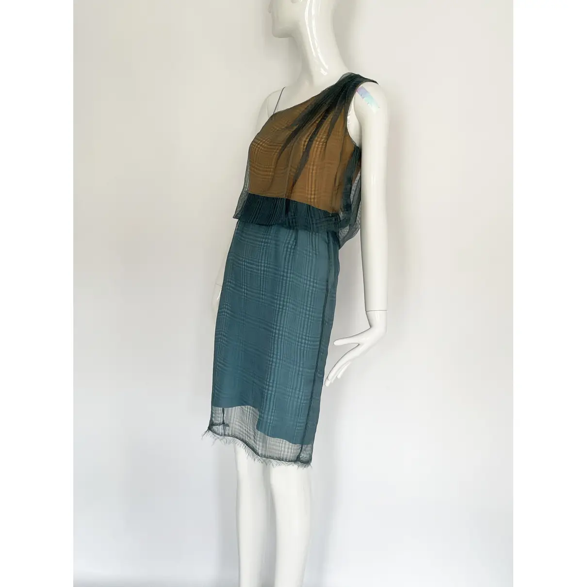 Buy Fendi Silk mid-length dress online