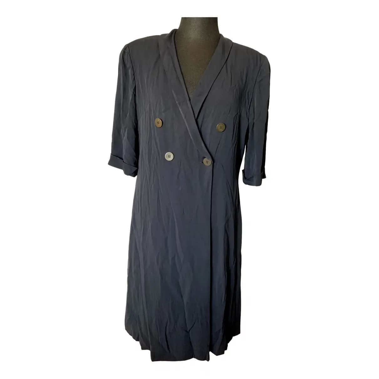 Silk mid-length dress Giorgio Armani - Vintage