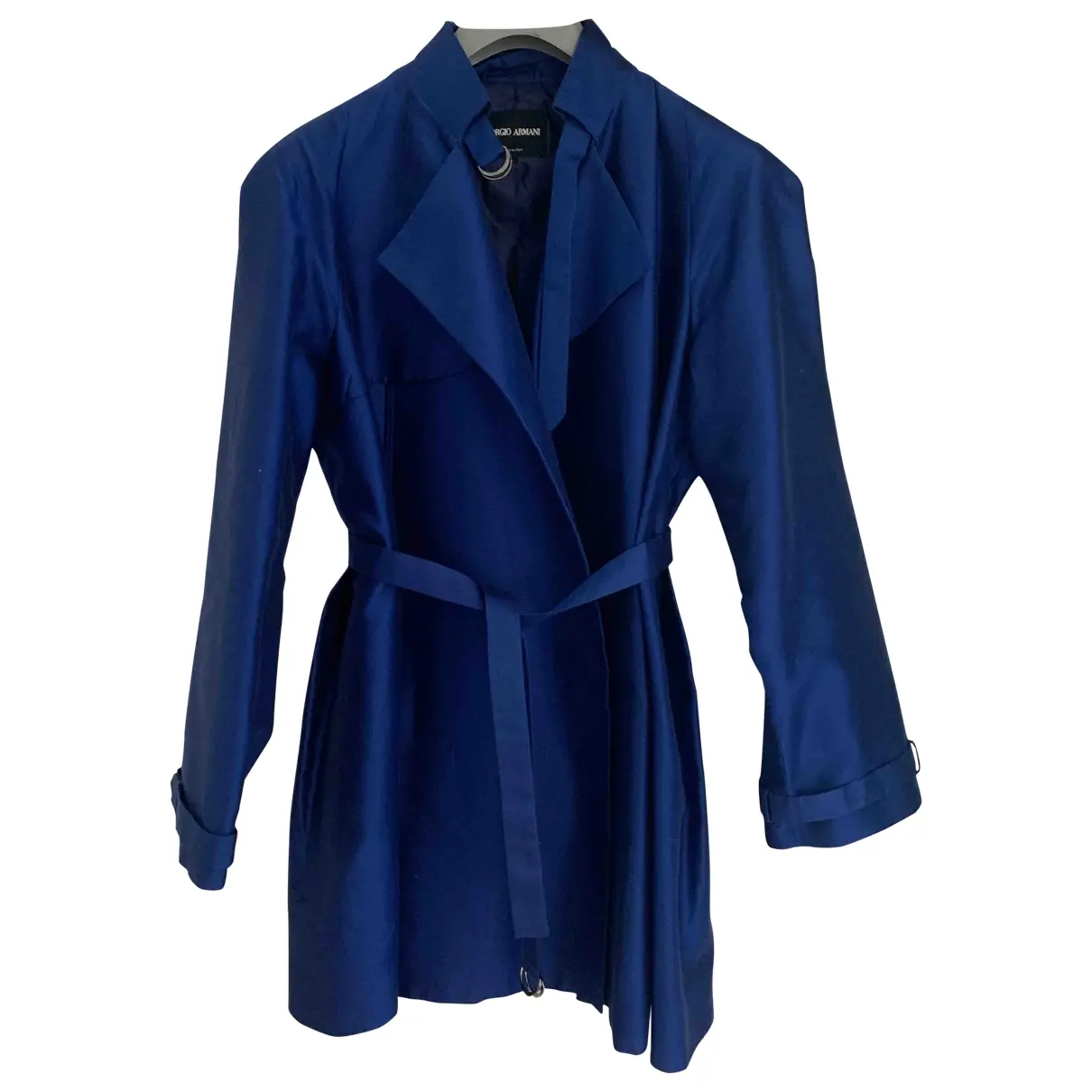 Silk trench coat Giorgio Armani