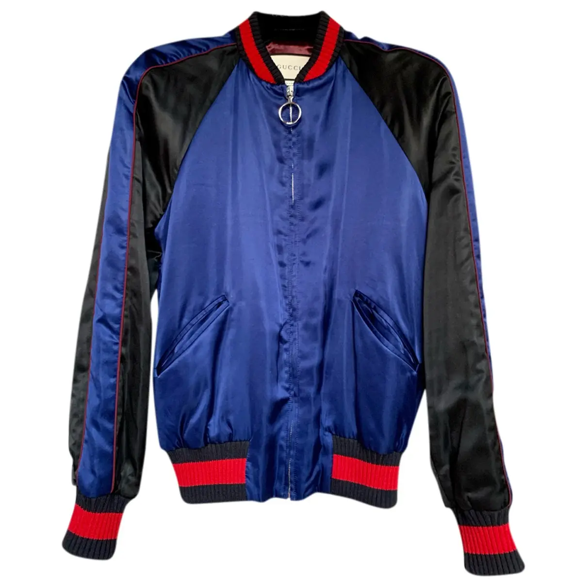 Silk biker jacket Gucci