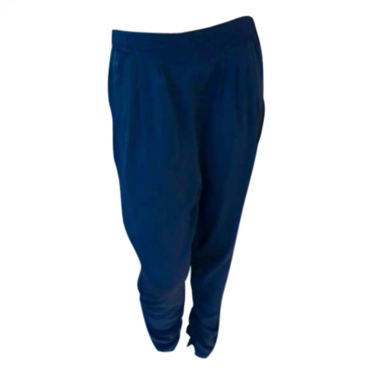 Blue Silk Trousers Bel Air