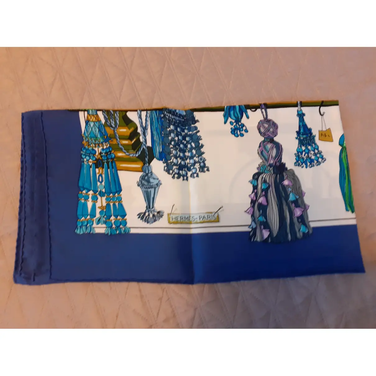 Blue Silk Silk handkerchief Hermès