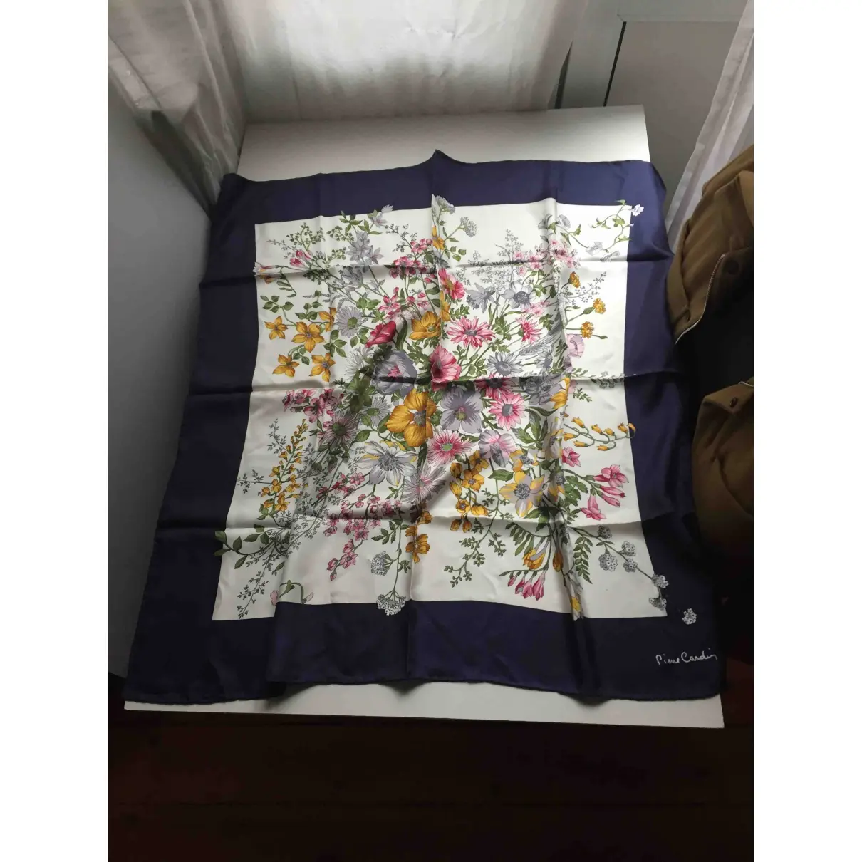 Pierre Cardin Silk handkerchief for sale - Vintage