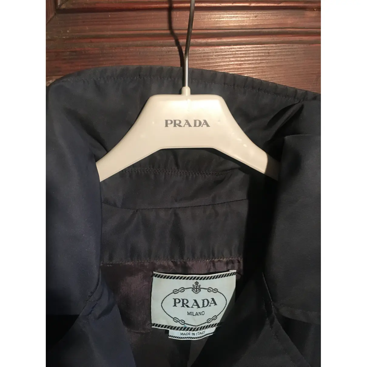Silk trench coat Prada - Vintage