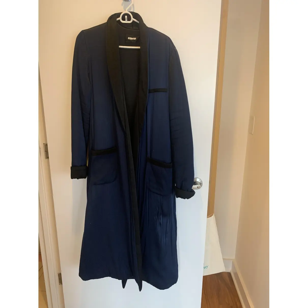 Reformation Silk coat for sale