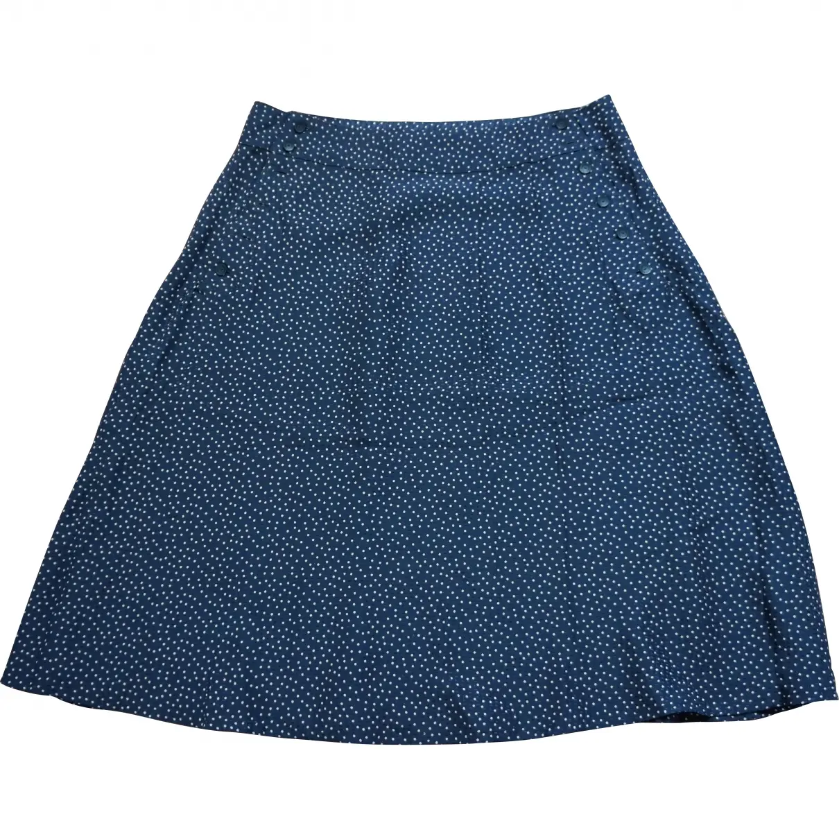 Blue Silk Skirt Sessun